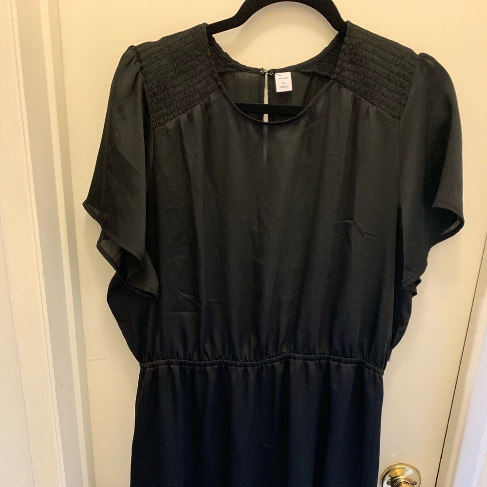Black dress short sleeve
